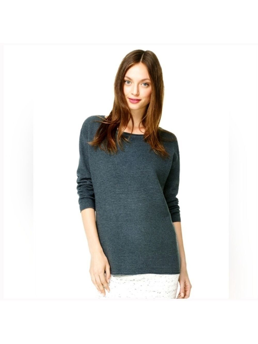 Aritzia Wilfred Blanchard Linen Blend Sweater in Green Sz XXS